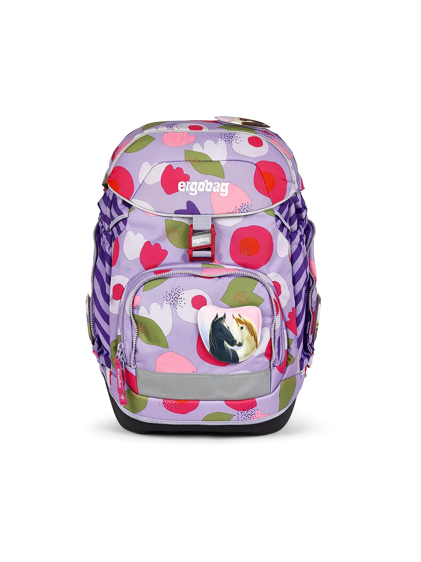 ERGOBAG | Schultaschen Set 6tlg PACK Bärensteinhöhle | lila